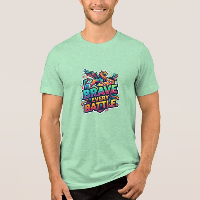 Camiseta Enfrente Cada Batalha (Frente)