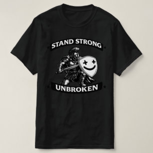 Camiseta Enfrento as dificuldades da vida com o sorriso de
