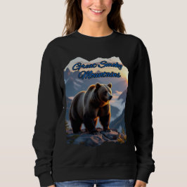 Camiseta Enfumaçado monta Urso Negro