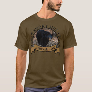 Camiseta Enfumaçado Mountain National Park Cades Cove Black