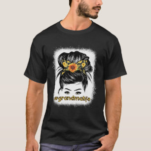 Camiseta Engana vovó Mensageira Bun Girassol Mães