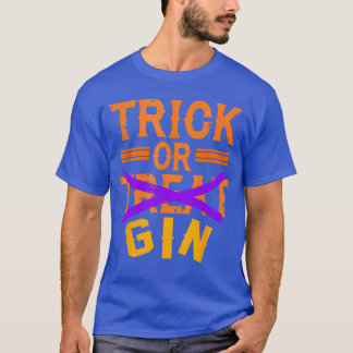 Camiseta ENGANADOR DE TRICK OU TRATAR GIN Halloween Present