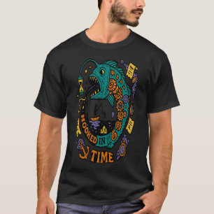 Camiseta ENGANCHADO NO TEMPO - pesca