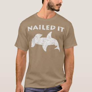 Camiseta Enganei-O, Engraçado, Tubarão, Olho Afastado, Por