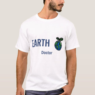 Camiseta Engenharia Ambiental Médico da Terra Gráfico
