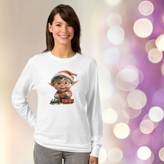 Camiseta Engenharia Bebê Natal Elf Tee