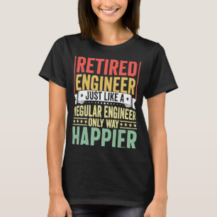 Camiseta Engenharia de aposentadoria de Roupa de Engenheiro
