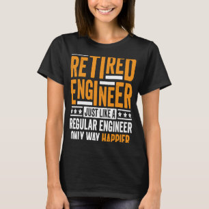Camiseta Engenharia de aposentadoria de Roupa de Engenheiro