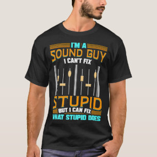 Camiseta Engenharia de Caras de áudio de Conselho misto de