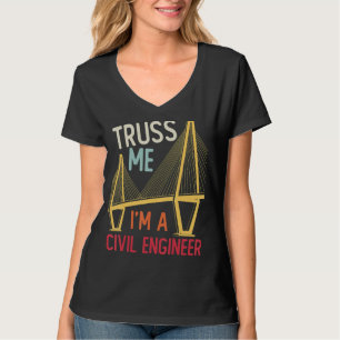 Camiseta Engenharia De Construção Me Entra Como Um Eng Civi