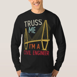 Camiseta Engenharia De Construção Me Entra Como Um Eng Civi