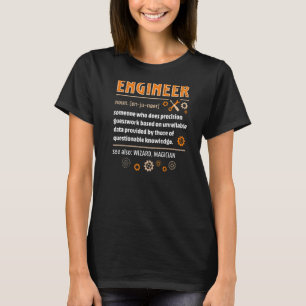 Camiseta Engenharia de Definição de engenheiros - Gee de Ci