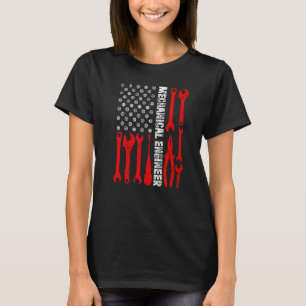 Camiseta Engenharia de Engenheiro Mecânico de Sinalizador E