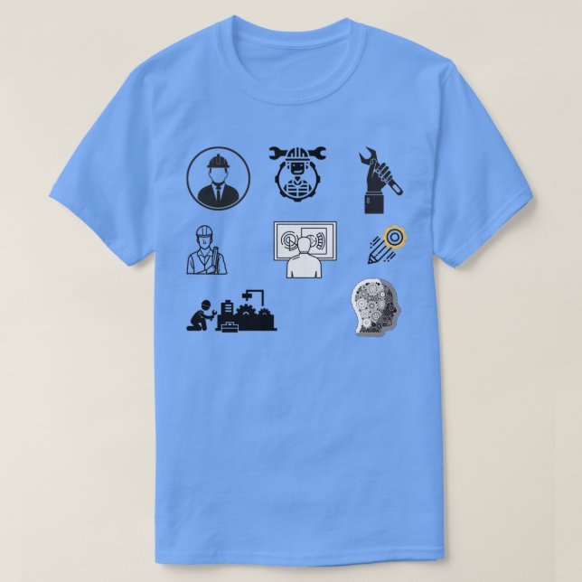 Camiseta Engenharia de engenheiros (Frente do Design)