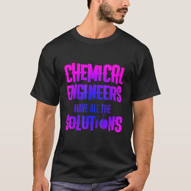 Camiseta Engenharia de Engenheiros Químicos 4 (Frente)