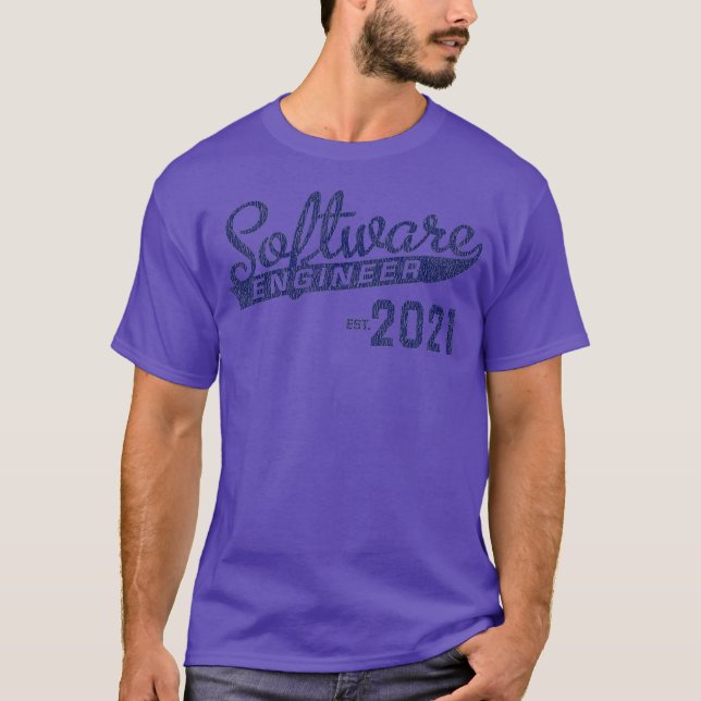 Camiseta Engenharia de graduação do Engenheiro de software  (Frente)