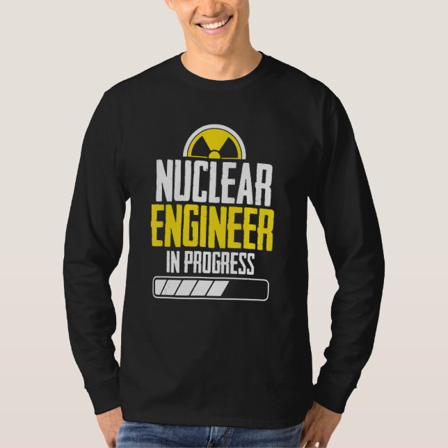 Camiseta Engenharia de Instrução de Engenheiro Nuclear 1 (Frente)