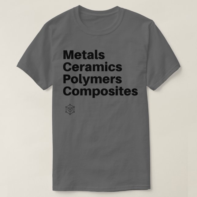 Camiseta Engenharia de Materiais 2 (Frente do Design)