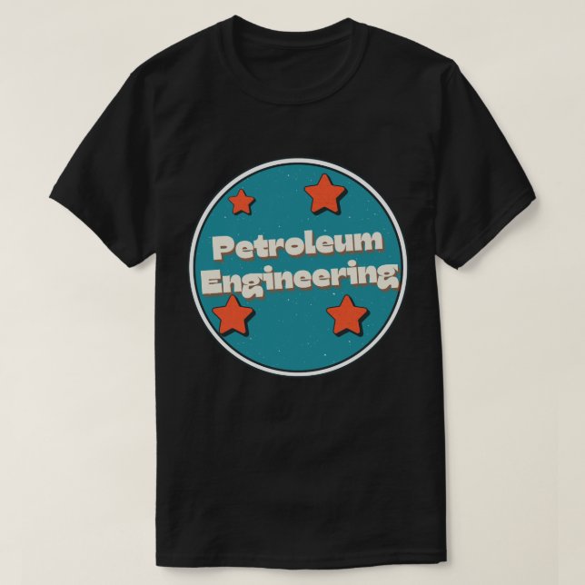 Camiseta Engenharia de Petróleo (Frente do Design)