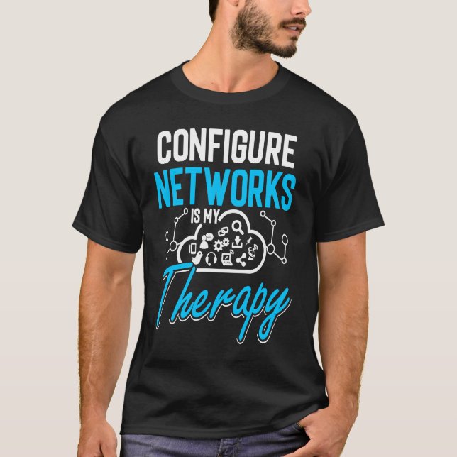 Camiseta Engenharia de Rede de Computadores Engenheiro de R (Frente)