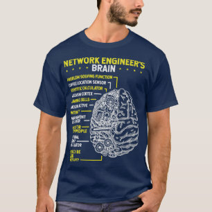 Camiseta Engenharia de rede de Engenheiro de rede