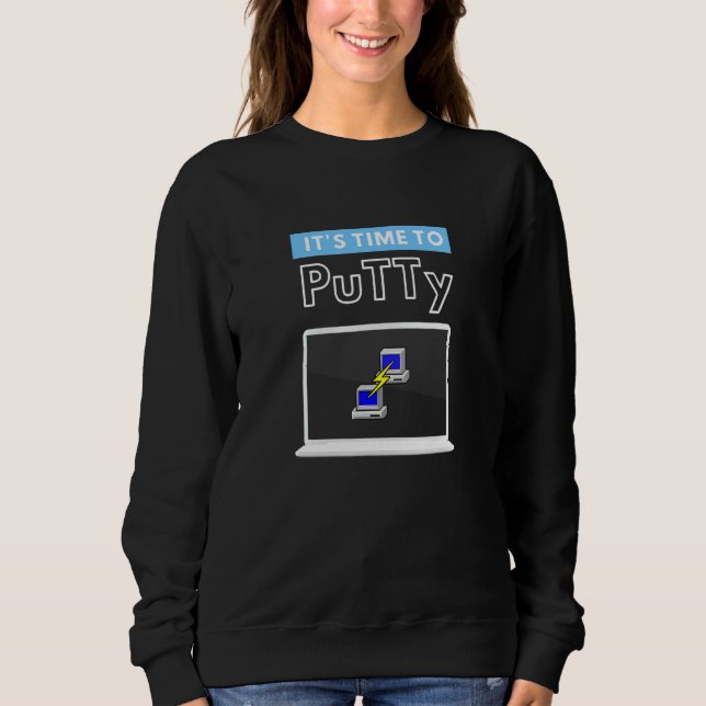 Camiseta Engenharia De Rede Telnet Ssh De Tempo Para Putty (Frente)