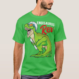 Camiseta Engenharia de Rex do Engenheiro Engisaurus Rex
