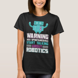 Camiseta Engenharia de Robótica Construção de Robô Autônomo