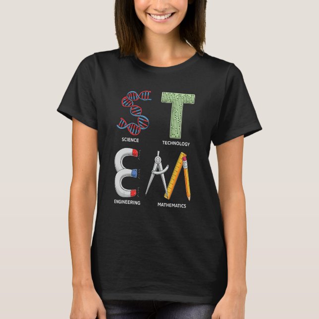 Camiseta Engenharia de Tecnologia STEM - Professor de Matem (Frente)