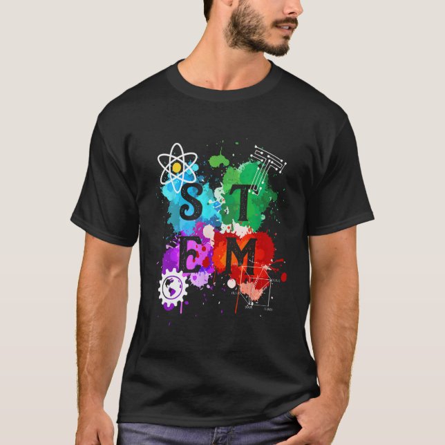 Camiseta Engenharia de Tecnologia STEM - Professor de Matem (Frente)