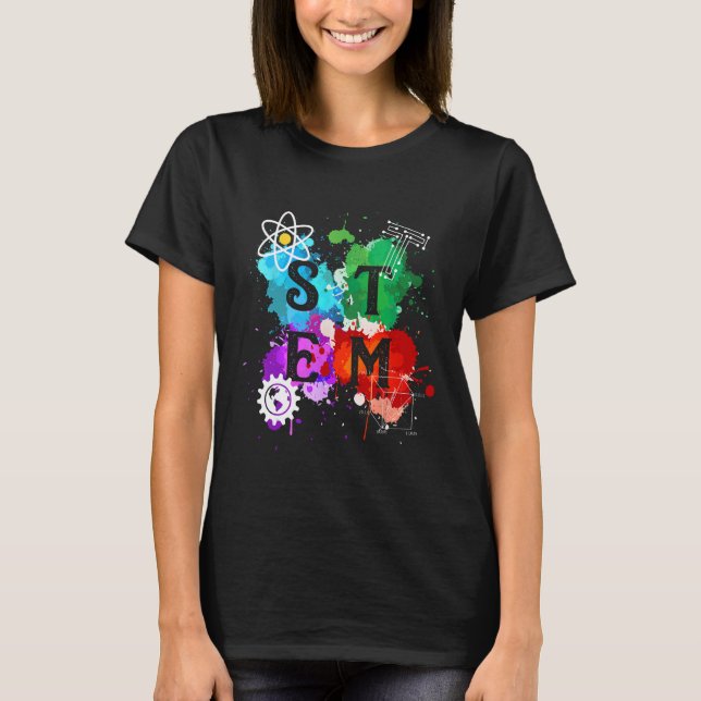 Camiseta Engenharia de Tecnologia STEM - Professor de Matem (Frente)