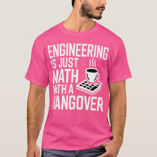 Camiseta Engenharia É Apenas Matemática Com uma Garota Ress