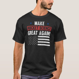 Camiseta Engenharia Espacial - Ciência de Foguetes Aeroespa