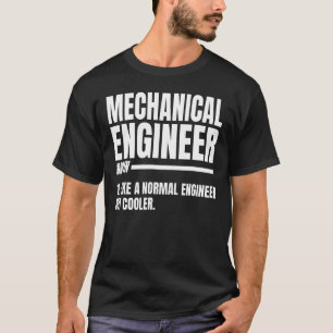 Camiseta Engenharia Mecânica de Definição de Engenheiros Me