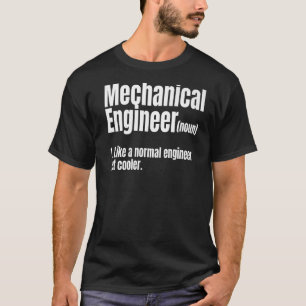 Camiseta Engenharia Mecânica de Definição de Engenheiros Me