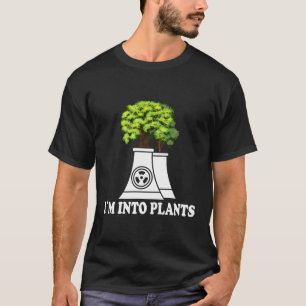 Camiseta Engenharia Nuclear Renovável Iâ´M Em Plantas