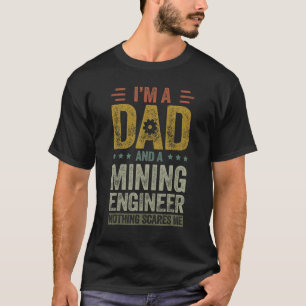 Camiseta Engenharia Para Pai De Engenheiros De Extração Mas