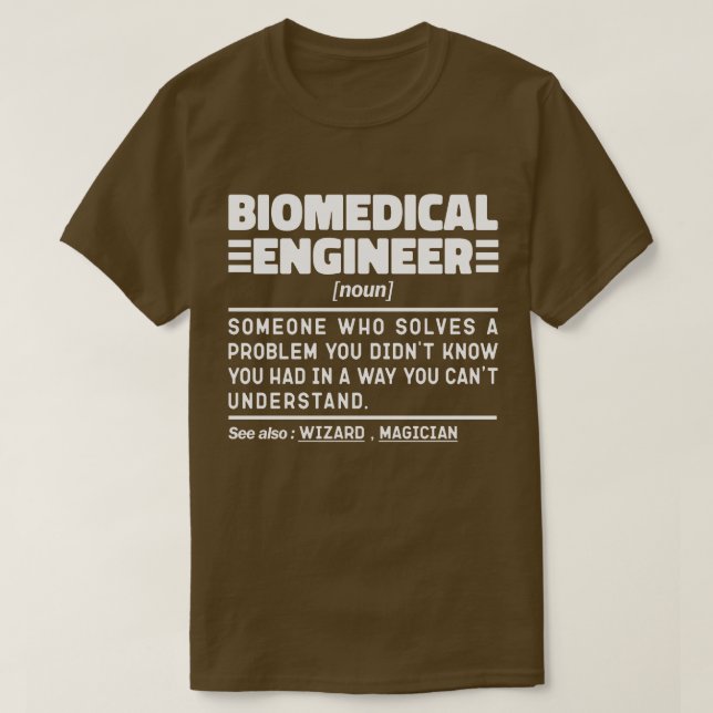 Camiseta Engenharia Personalizada do Novo Engenheiro Bioméd (Frente do Design)
