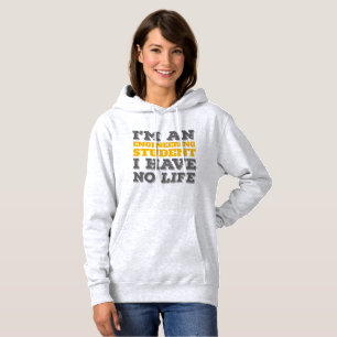 Camiseta Engenharia Sou Estudante de Engenharia Sem Vida