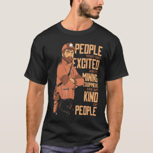 Camiseta Engenheiro Aeroespacial Mecânico de Mineração
