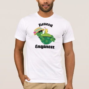 Camiseta Engenheiro aposentado (tartaruga)