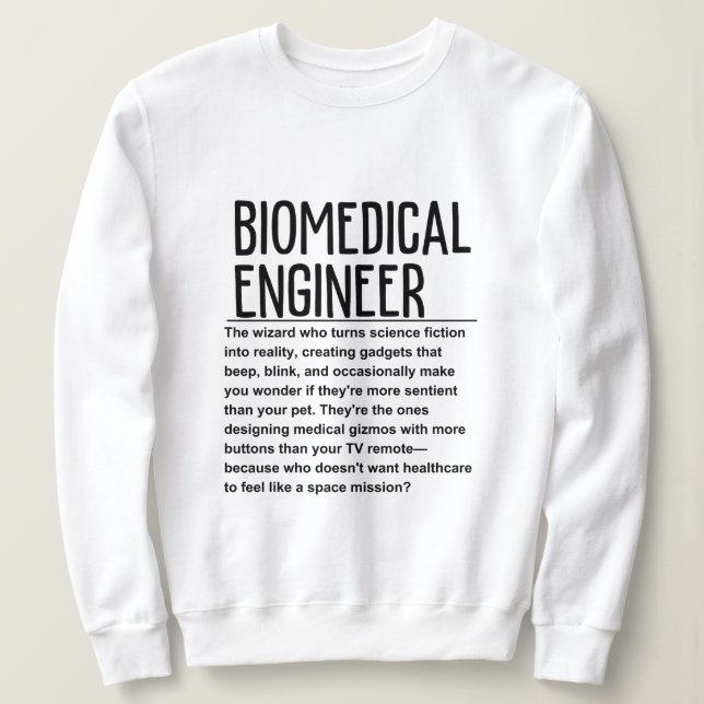 Camiseta Engenheiro biomédico (Frente do Design)