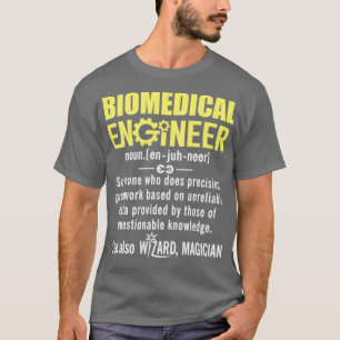 Camiseta Engenheiro Biomédico Nova Definição Engraçada