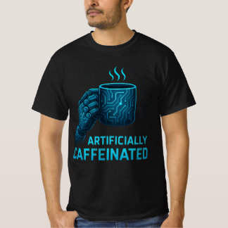 Camiseta "Engenheiro cafeinado - Design geométrico para Caf