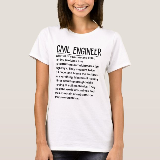Camiseta Engenheiro Civil (Frente)