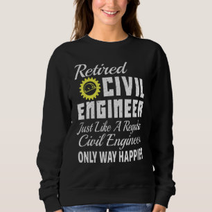 Camiseta Engenheiro Civil de Engenharia Civil Aposentado