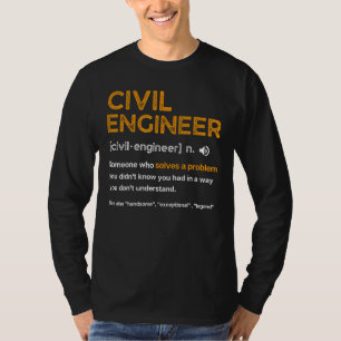 Camiseta Engenheiro Civil Definição Engenharia