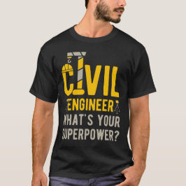 Camiseta Engenheiro Civil Engraçado