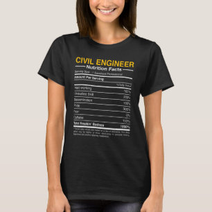 Camiseta Engenheiro Civil Fatos Nutricionais Engenheiros Ci
