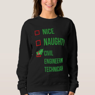 Camiseta Engenheiro Civil Funny Pajama Christma